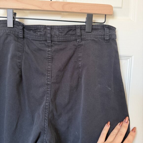 Everlane The Lightweight Wide-Leg Crop Chino Black (Size 2) - Picture 6 of 9